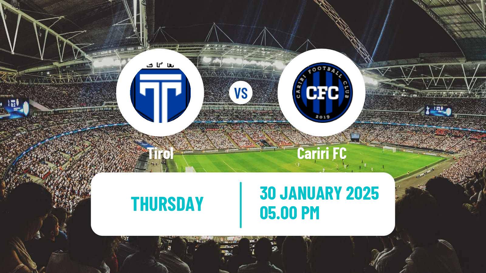 Soccer Brazilian Campeonato Cearense Tirol - Cariri