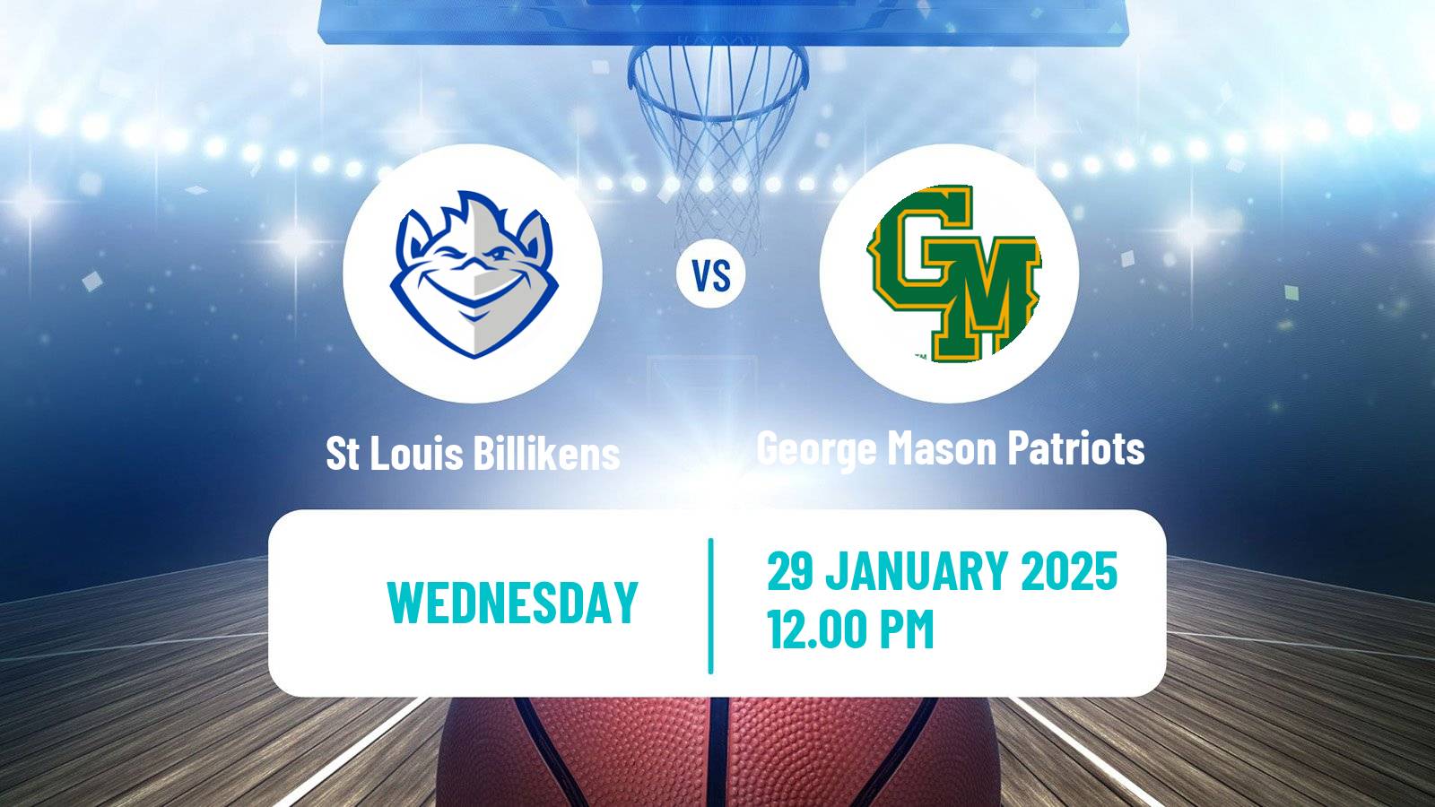 Basketball NCAA College Basketball Women St Louis Billikens - George Mason Patriots