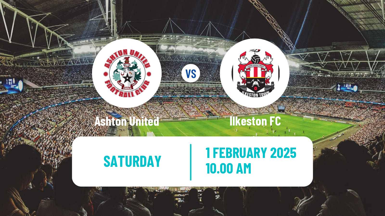 Soccer English NPL Premier Division Ashton United - Ilkeston