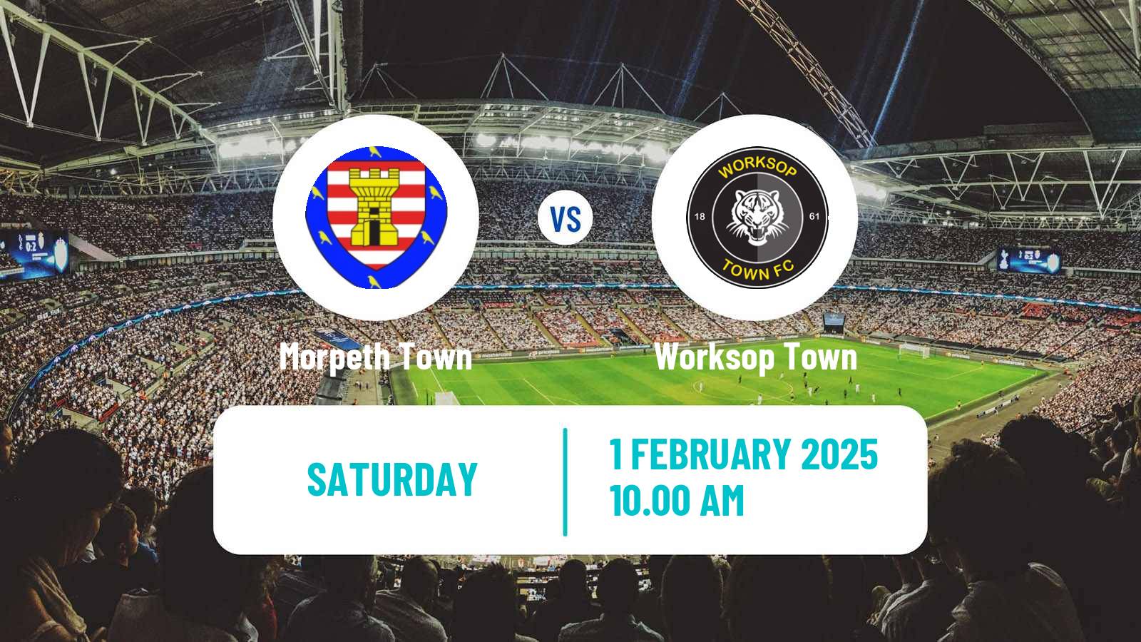 Soccer English NPL Premier Division Morpeth Town - Worksop Town