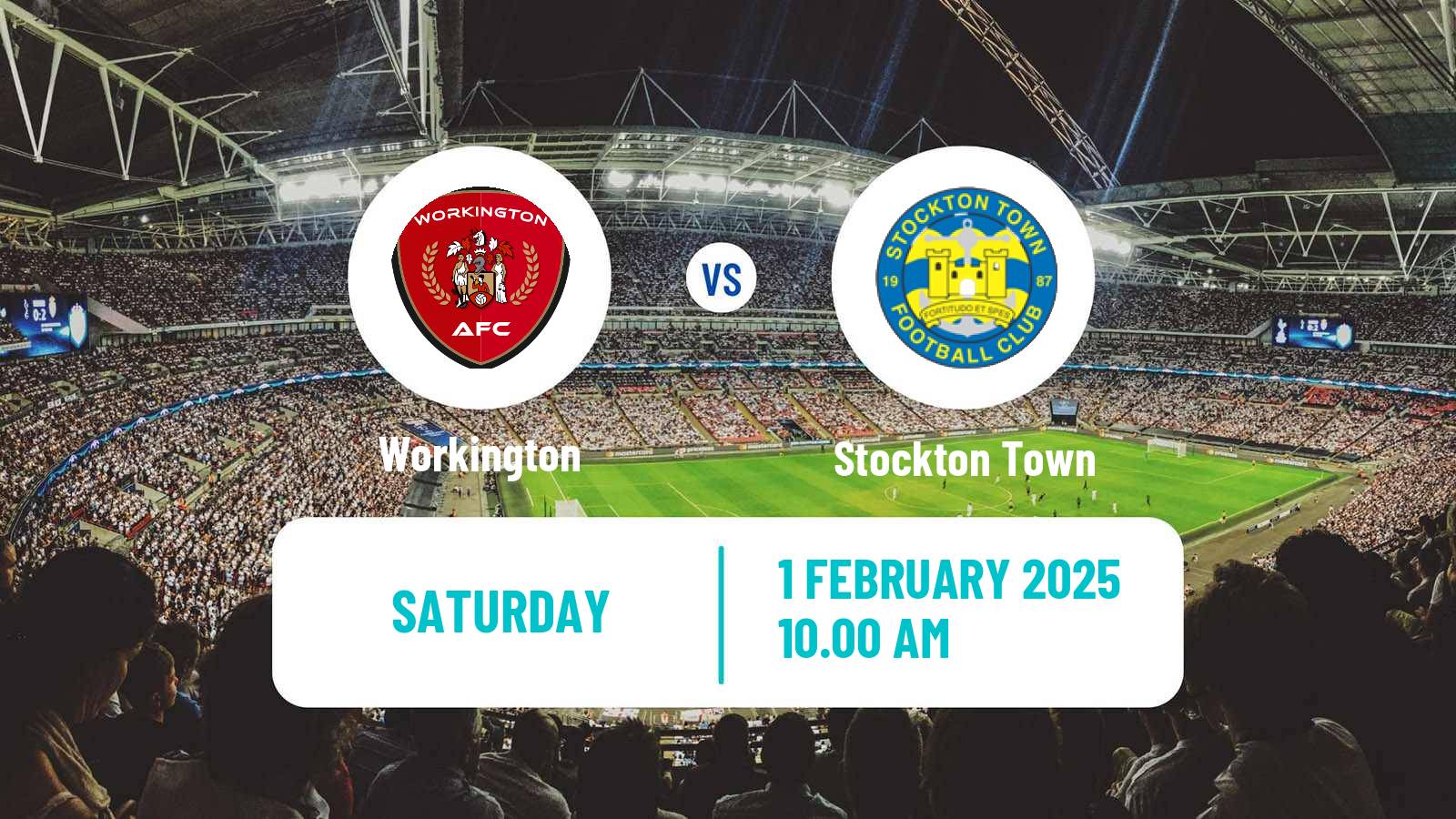 Soccer English NPL Premier Division Workington - Stockton Town