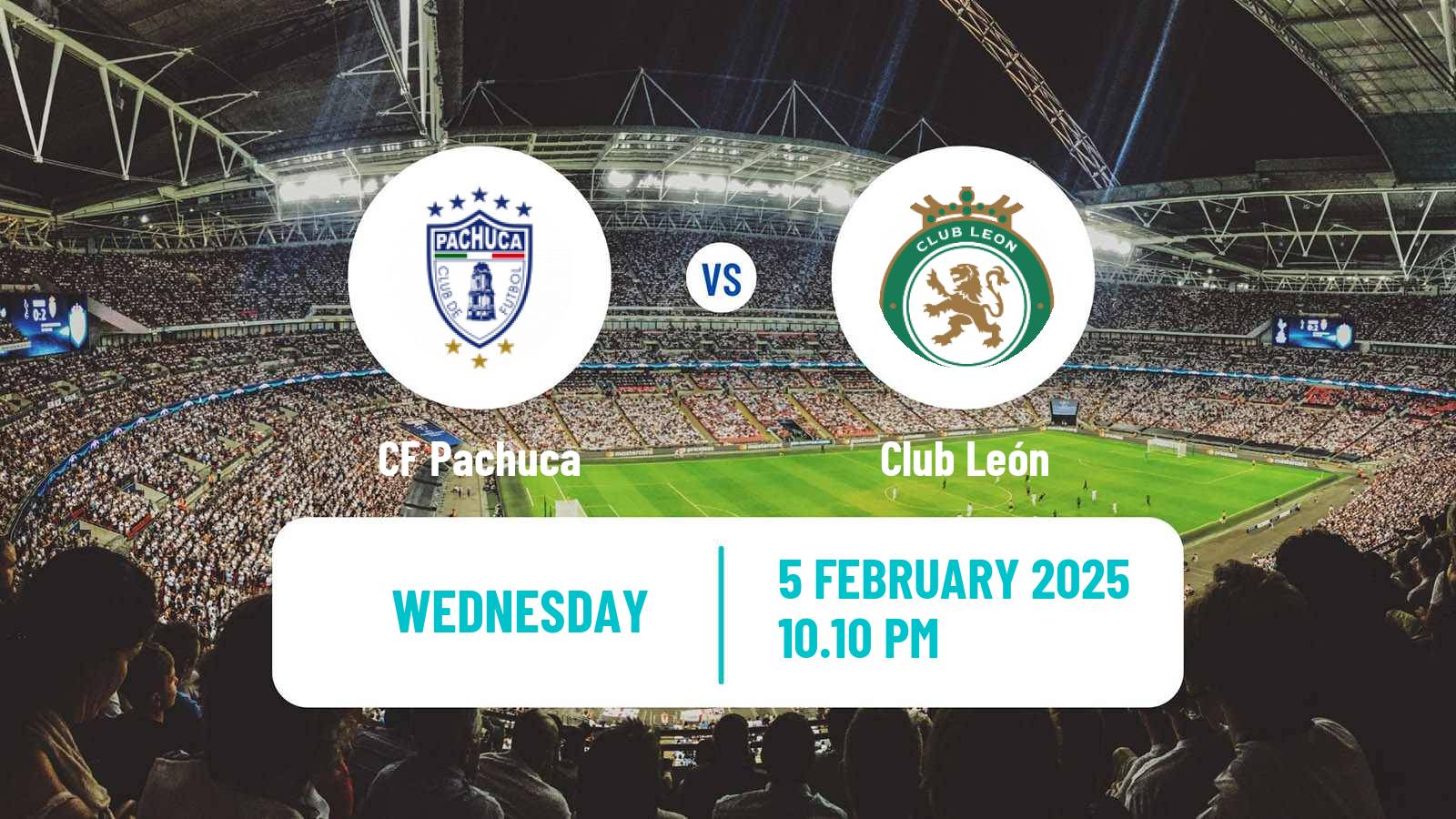 Soccer Mexican Liga MX Pachuca - Club León