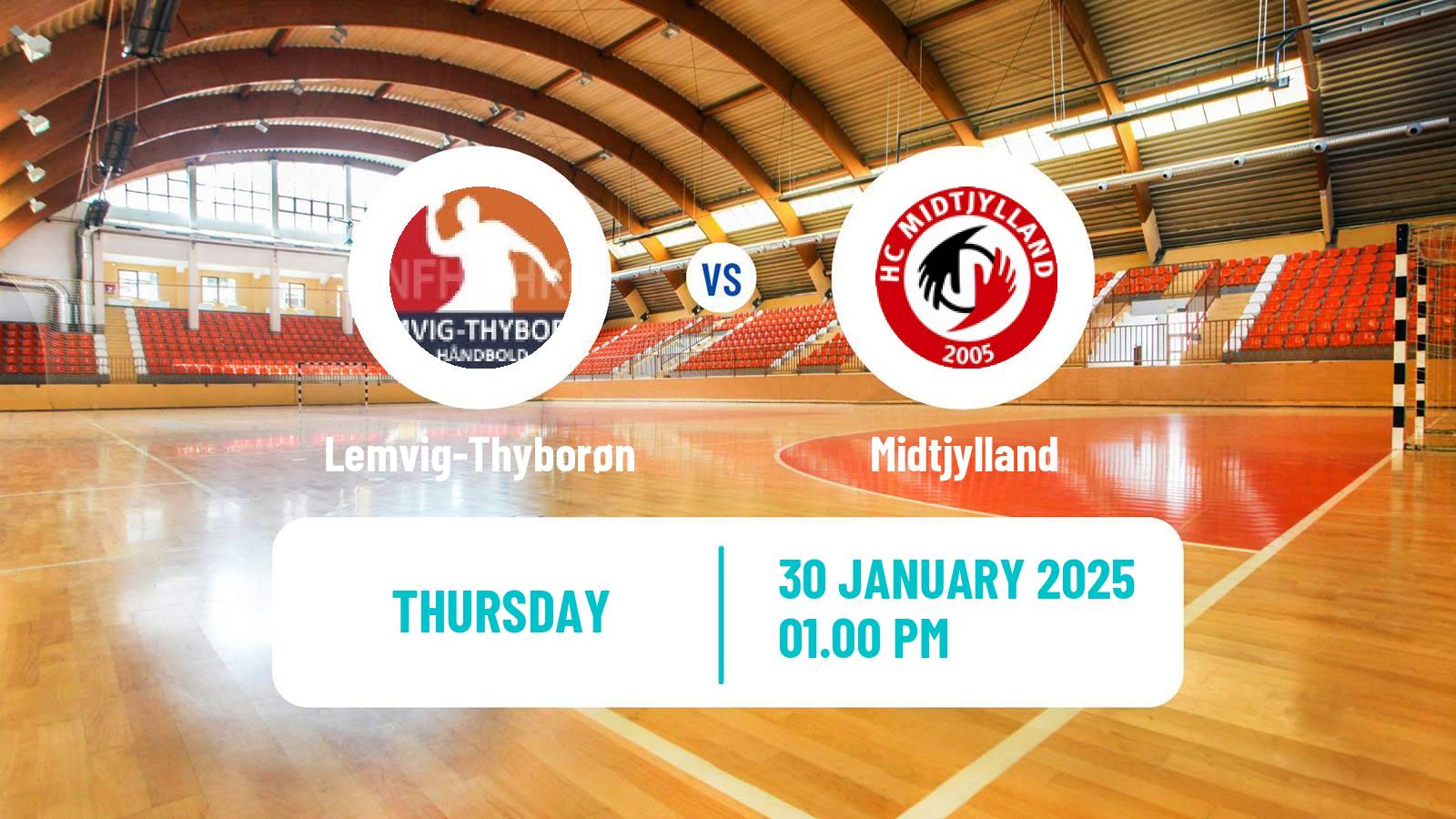 Handball Danish 1 Division Handball Lemvig-Thyborøn - Midtjylland