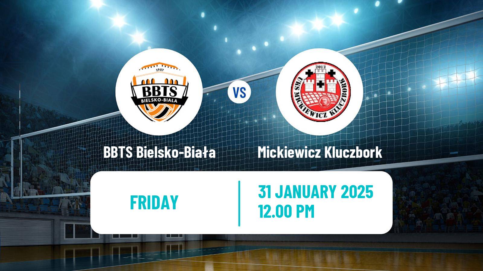 Volleyball Polish I Liga Volleyball BBTS Bielsko-Biała - Mickiewicz Kluczbork