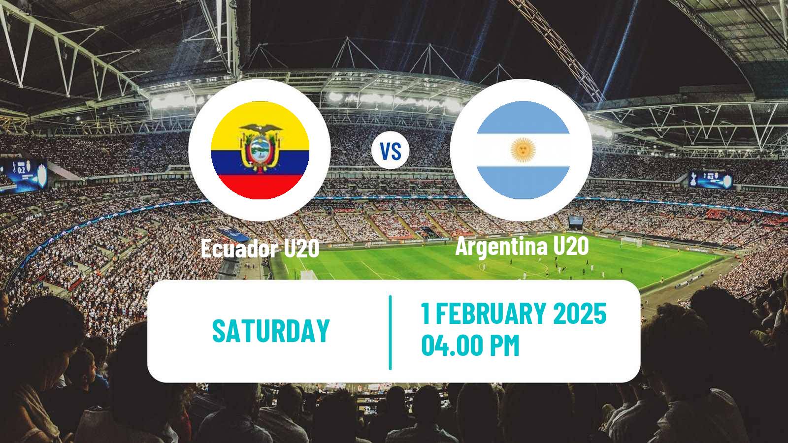 Soccer South American Championship U20 Ecuador U20 - Argentina U20