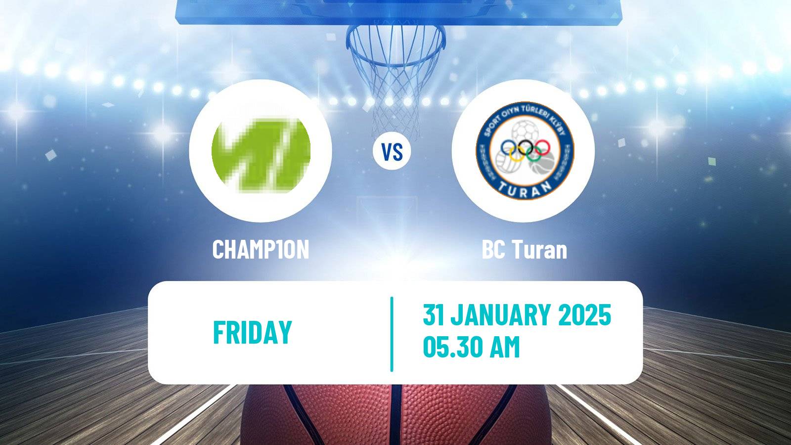 Basketball Kazakh Higher League Basketball CHAMP1ON - Turan