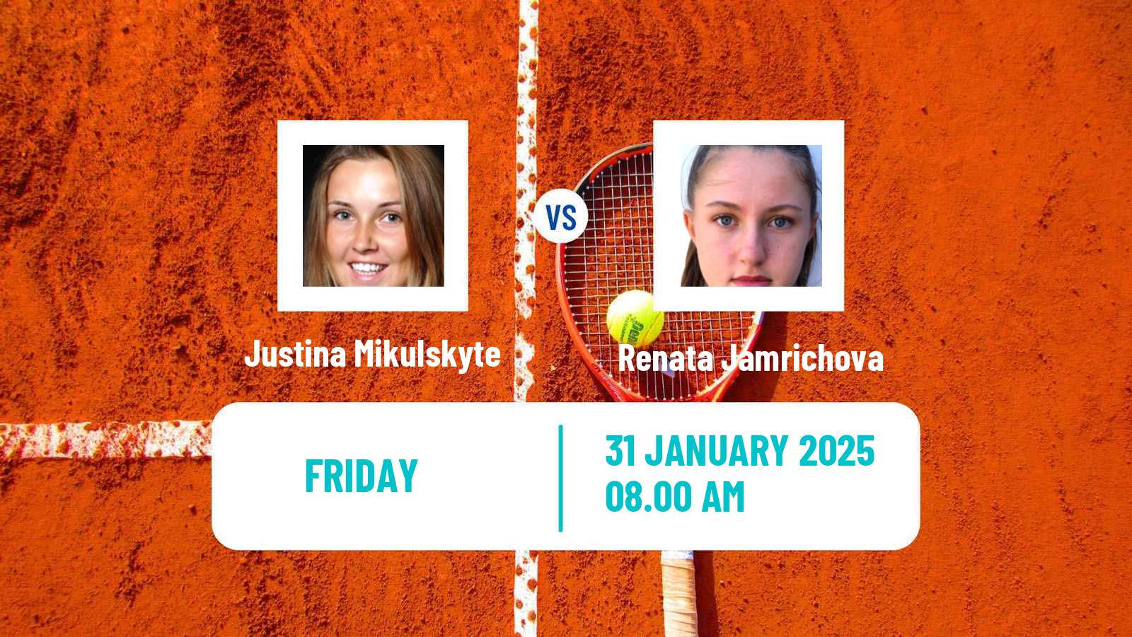 Tennis ITF W50 Porto H Women Justina Mikulskyte - Renata Jamrichova