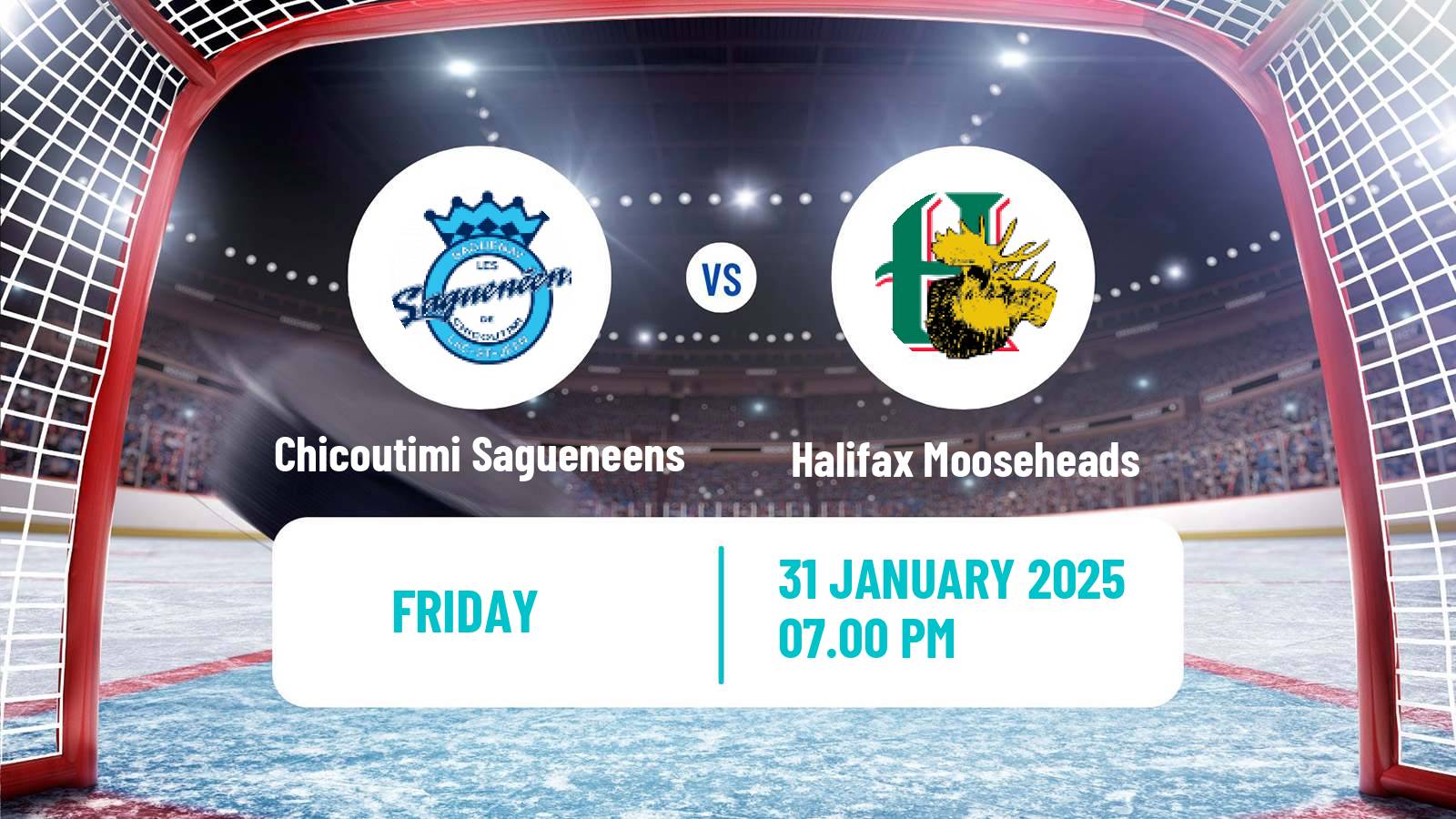 Hockey QMJHL Chicoutimi Sagueneens - Halifax Mooseheads