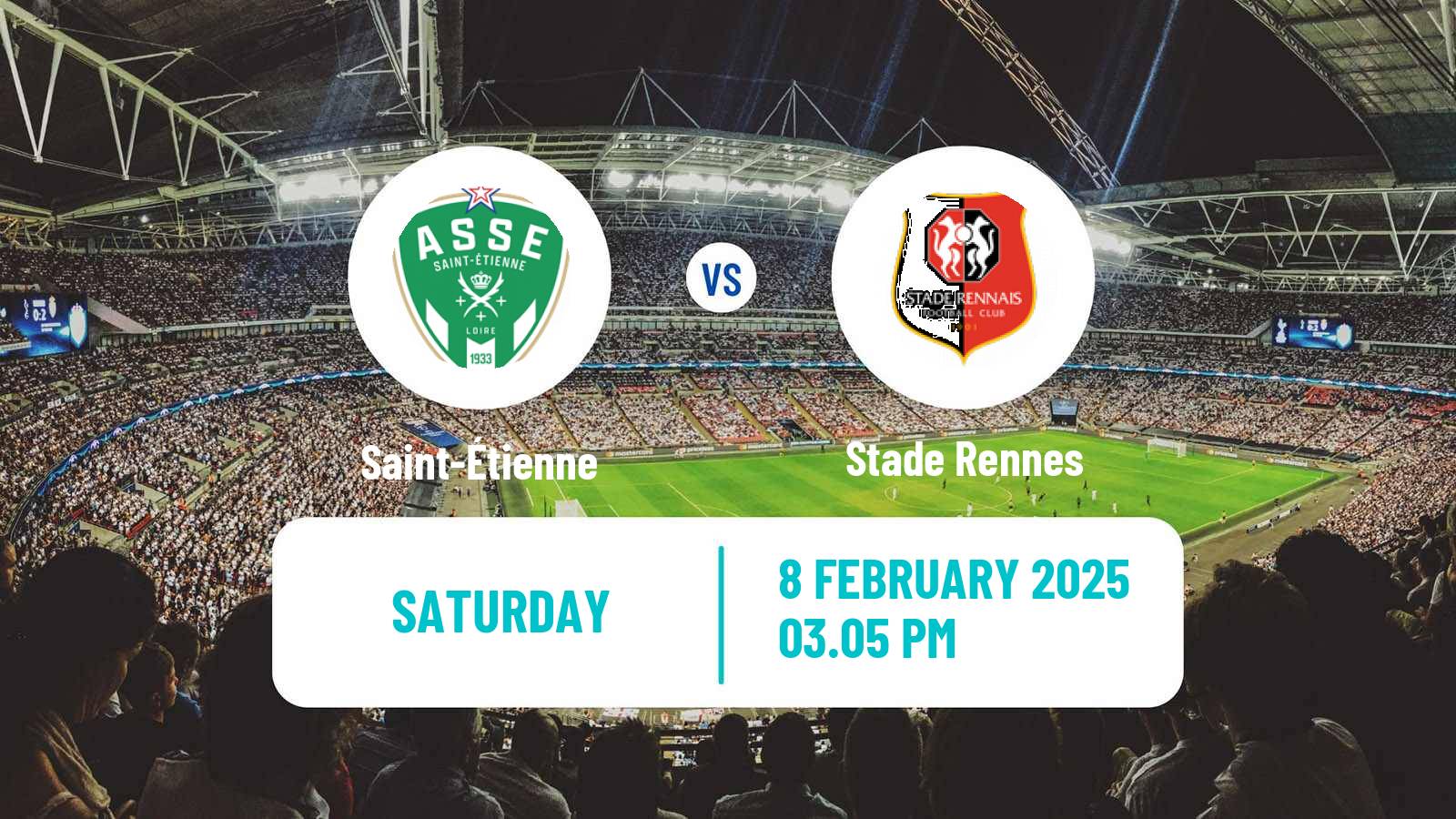 Soccer French Ligue 1 Saint-Étienne - Rennes