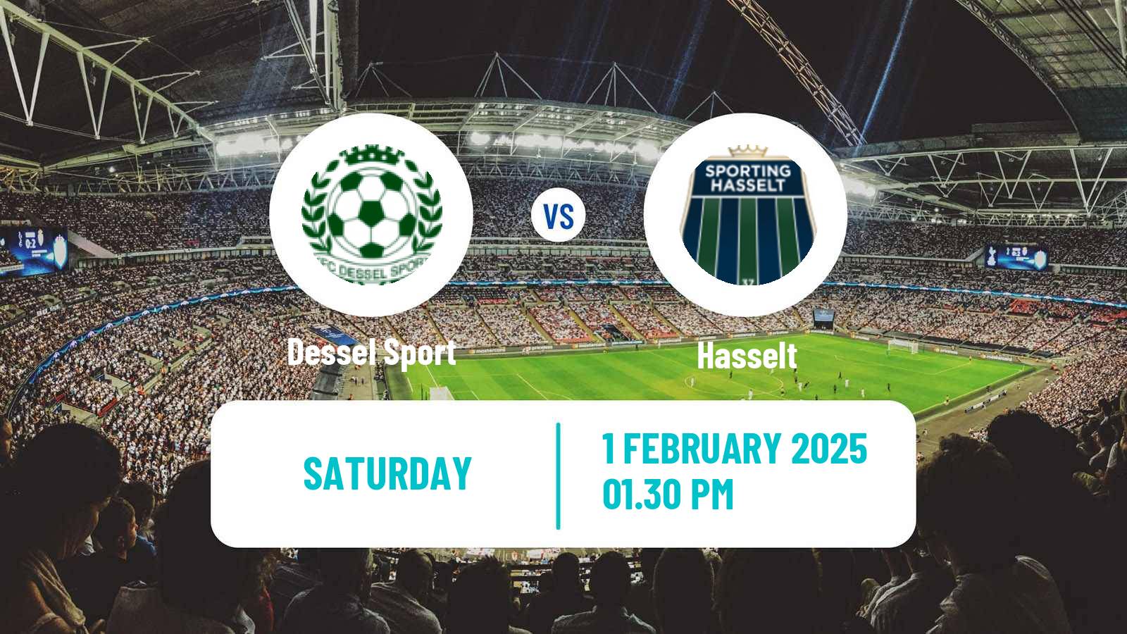 Football Belgian National Division 1 VV Dessel Sport - Hasselt
