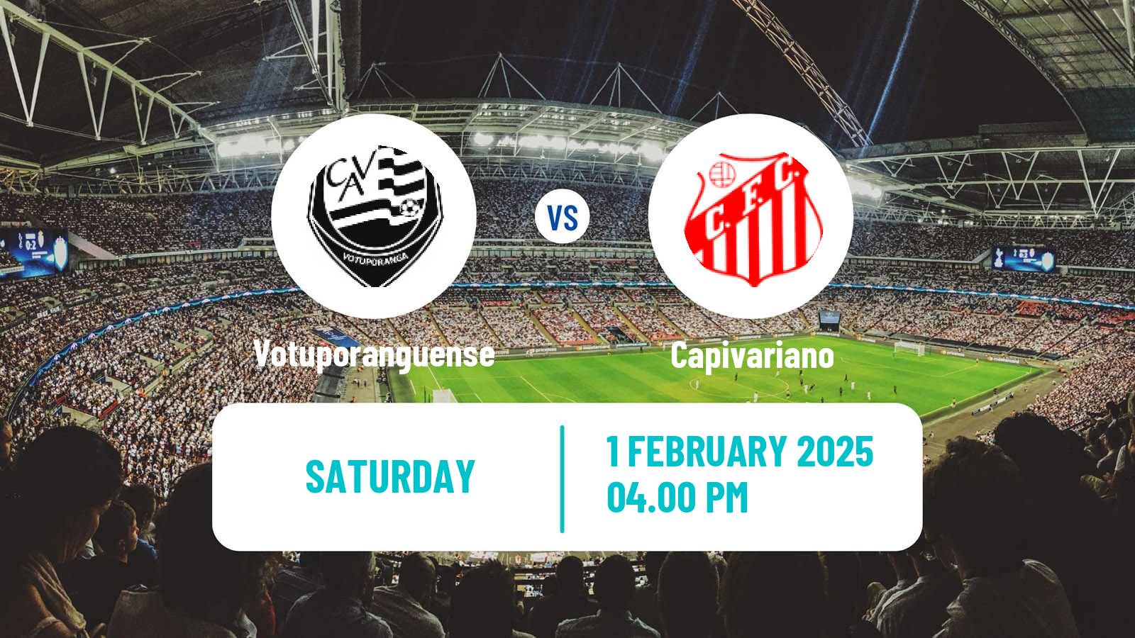 Soccer Brazilian Campeonato Paulista A2 Votuporanguense - Capivariano