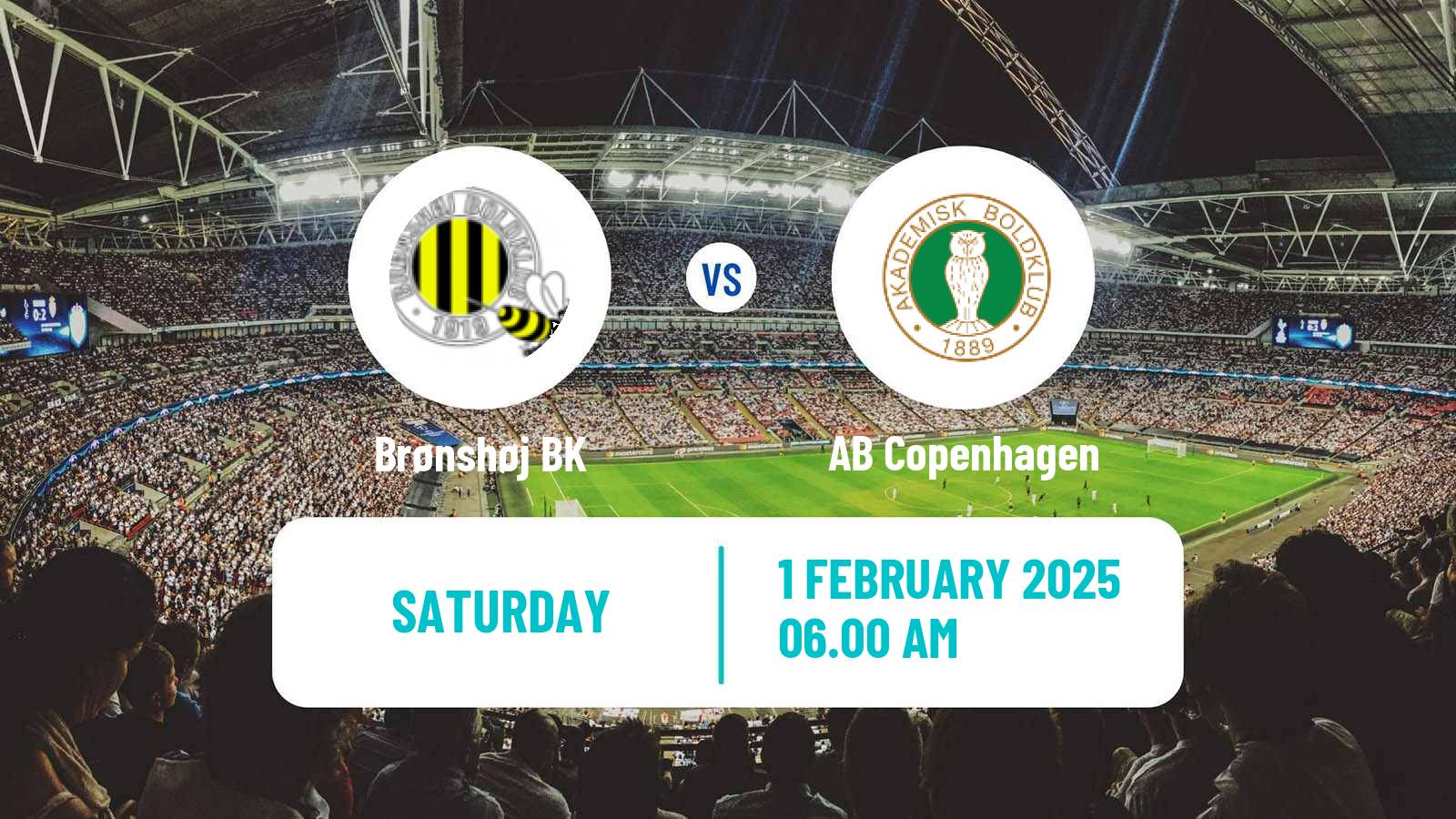 Soccer Club Friendly Brønshøj BK - AB Copenhagen