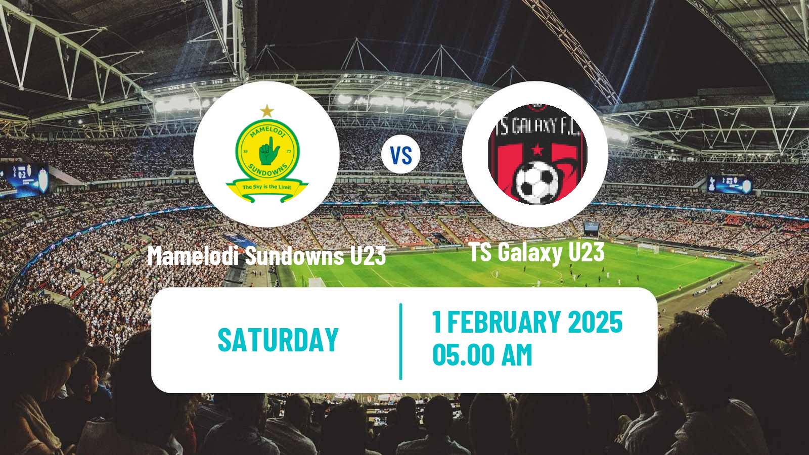 Football South African Diski Challenge Mamelodi Sundowns U23 - TS Galaxy U23
