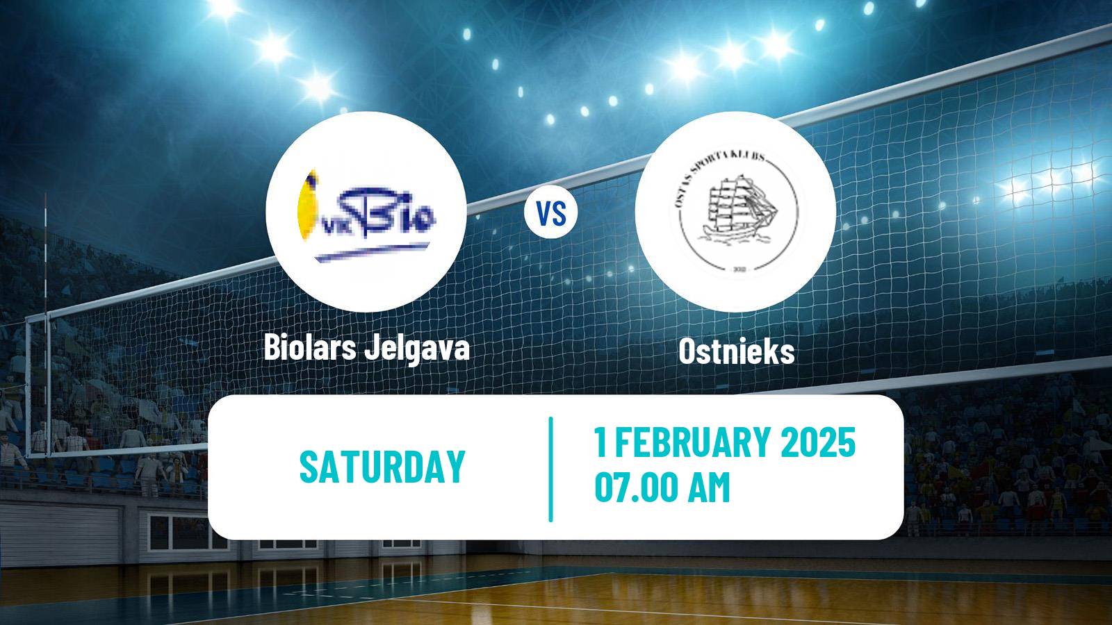 Volleyball Latvian Nacionala Liga Volleyball Jelgava - Ostnieks