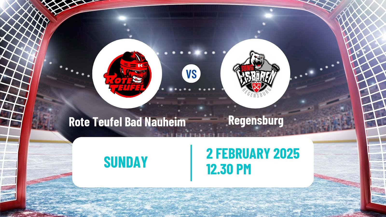 Hockey German DEL2 Rote Teufel Bad Nauheim - Regensburg