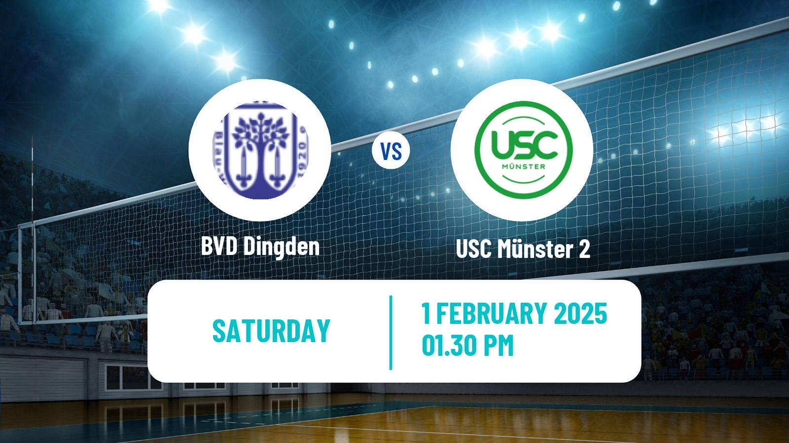 Volleyball German 2 Bundesliga North Volleyball Women Dingden - USC Münster 2