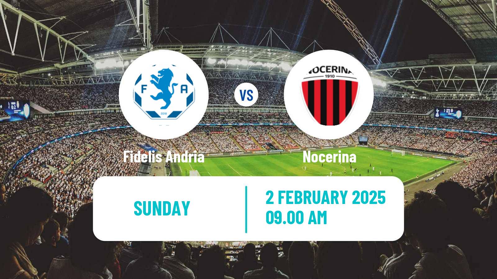 Soccer Italian Serie D - Group H Fidelis Andria - Nocerina