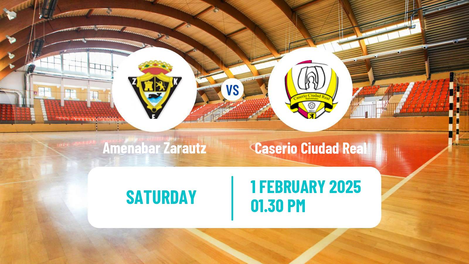 Handball Spanish Division de Honor Plata Handball Amenabar Zarautz - Caserio Ciudad Real