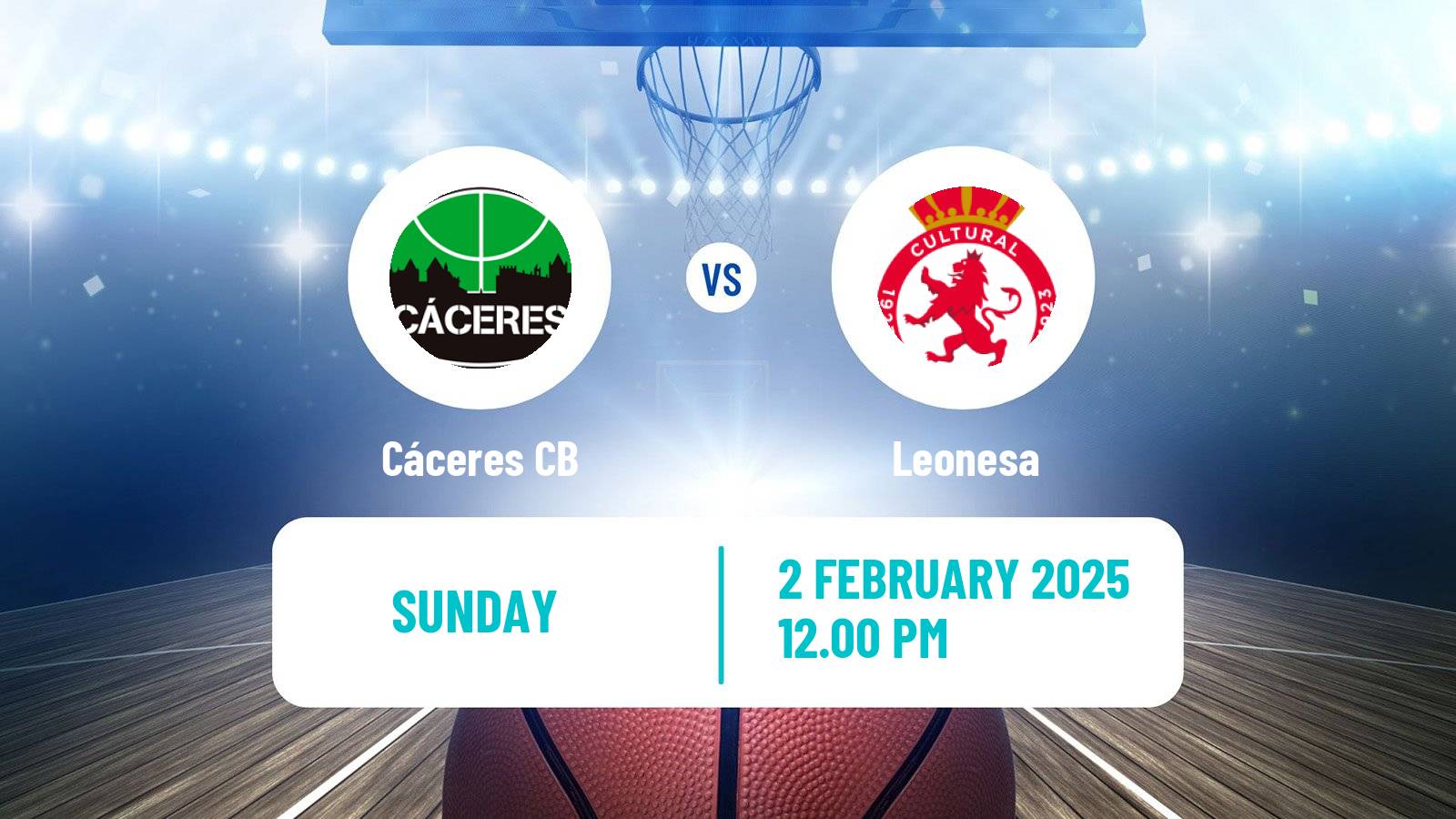 Basketball Spanish LEB Plata Cáceres CB - Leonesa