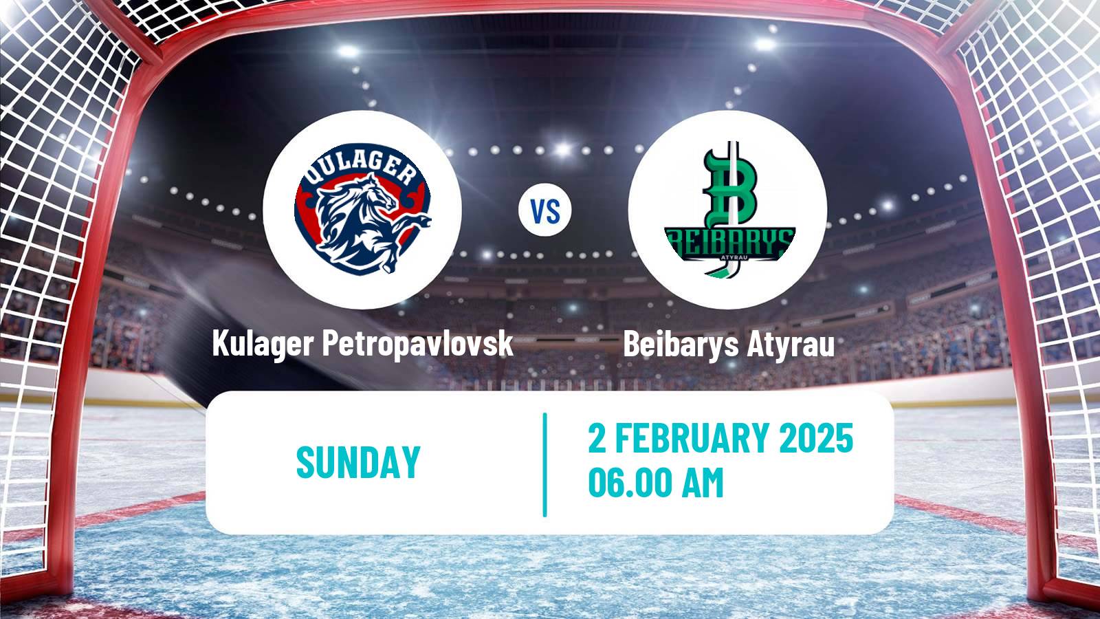 Hockey Kazakh Ice Hockey Championship Kulager Petropavlovsk - Beibarys Atyrau