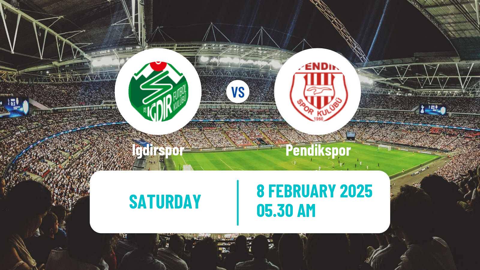Soccer Turkish First League Igdirspor - Pendikspor