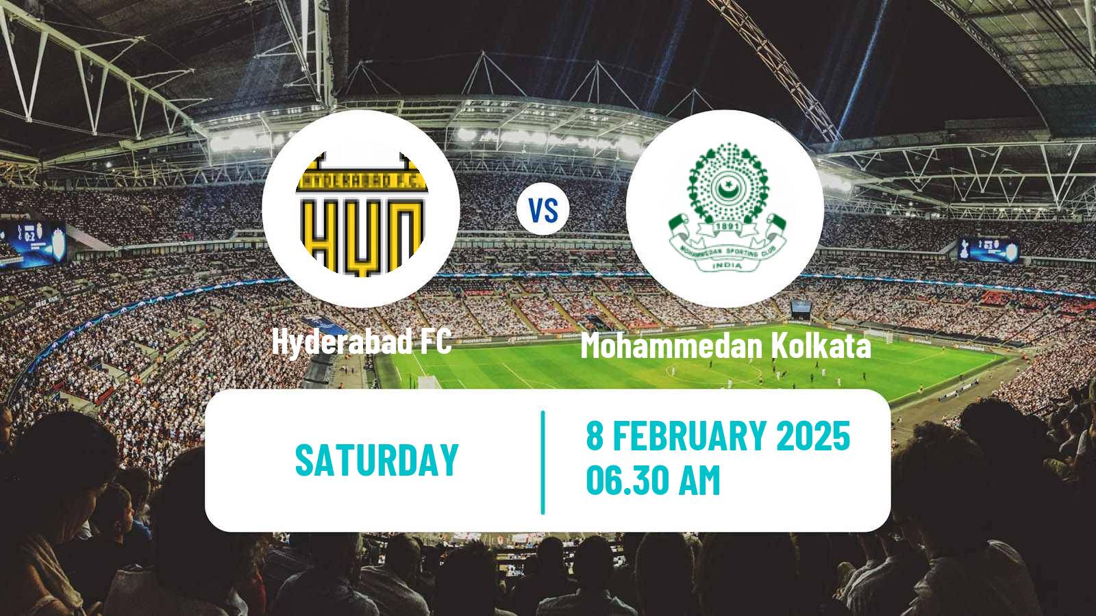 Football Indian ISL Hyderabad - Mohammedan Kolkata