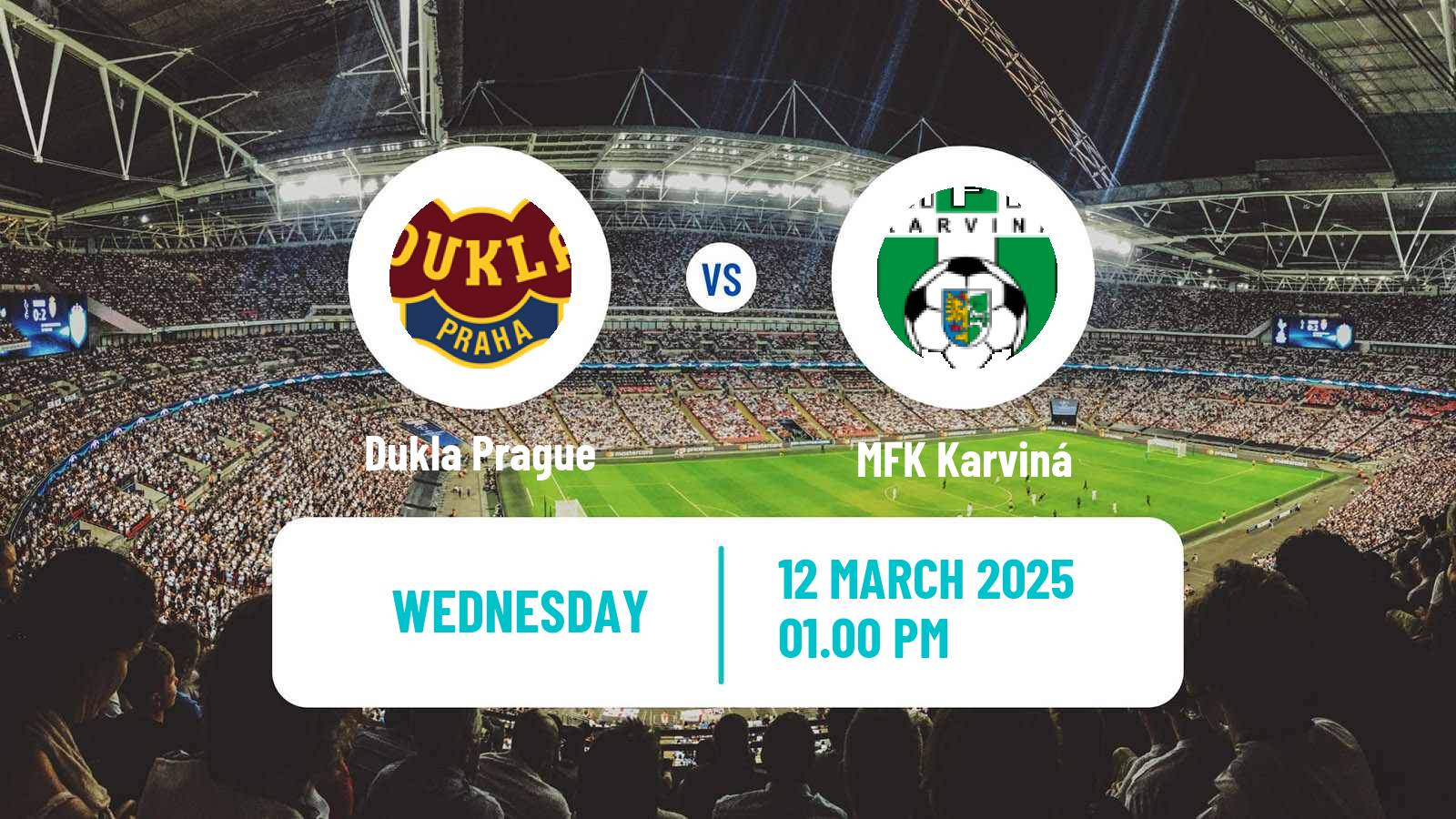 Soccer Czech 1 Liga Dukla Prague - Karviná