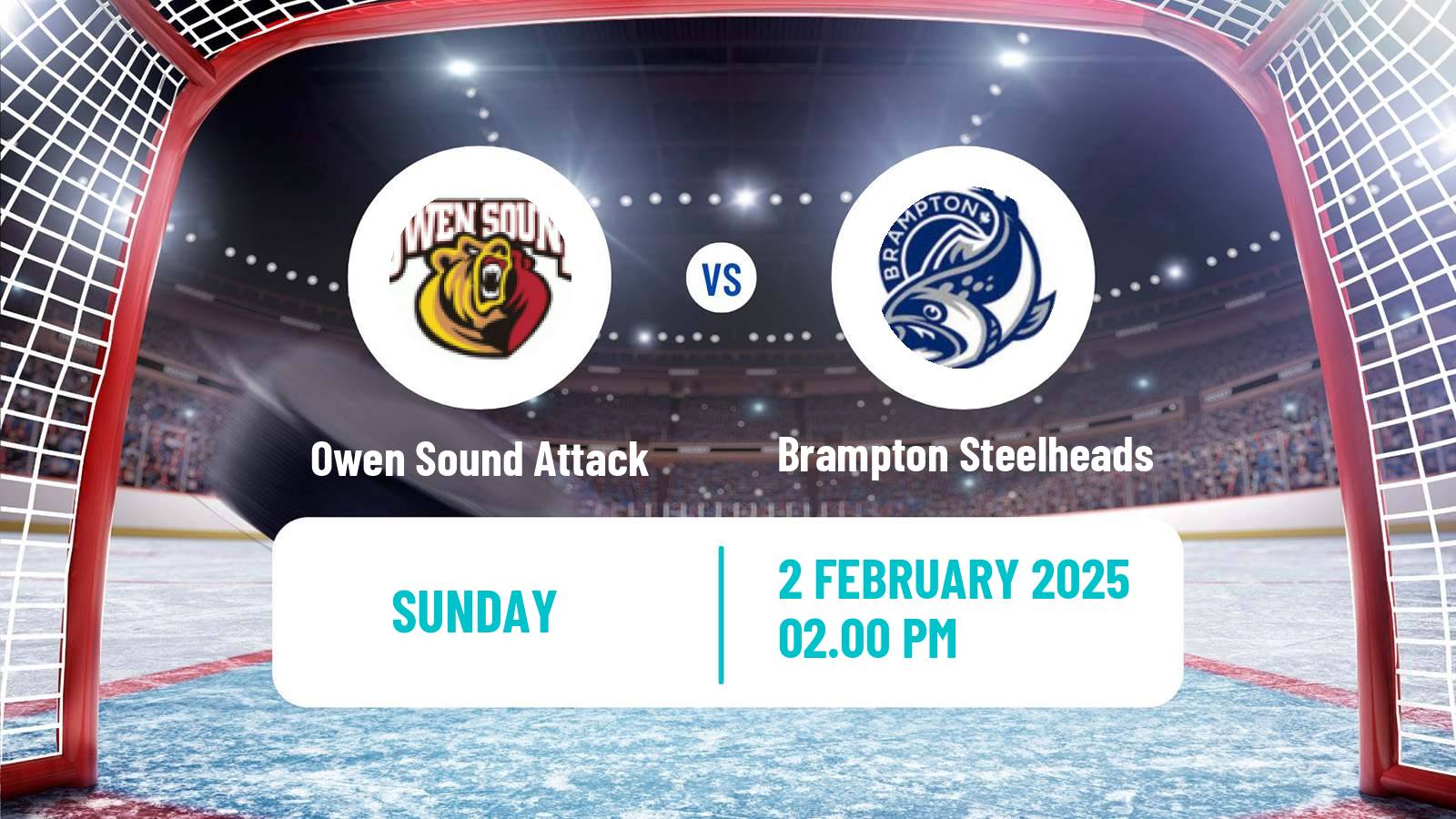 Hockey OHL Owen Sound Attack - Brampton Steelheads