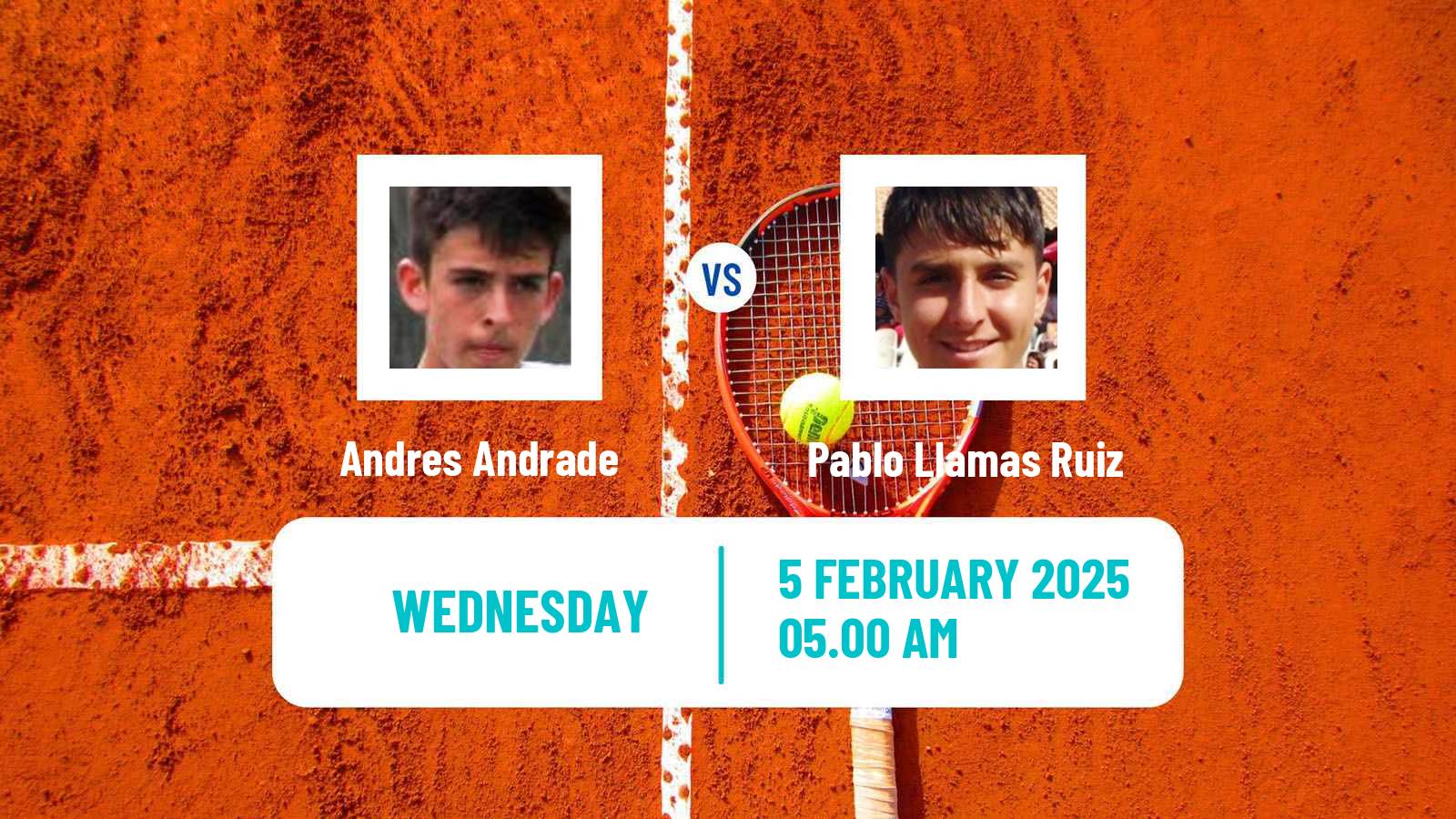 Tennis Tenerife Challenger Men Andres Andrade - Pablo Llamas Ruiz
