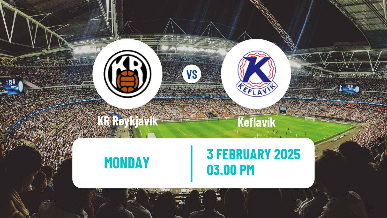 Football Icelandic League Cup KR Reykjavík - Keflavík