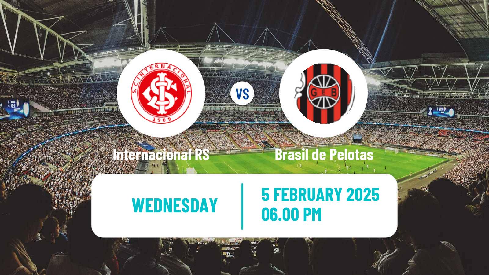 Football Brazilian Campeonato Gaucho Internacional RS - Brasil de Pelotas