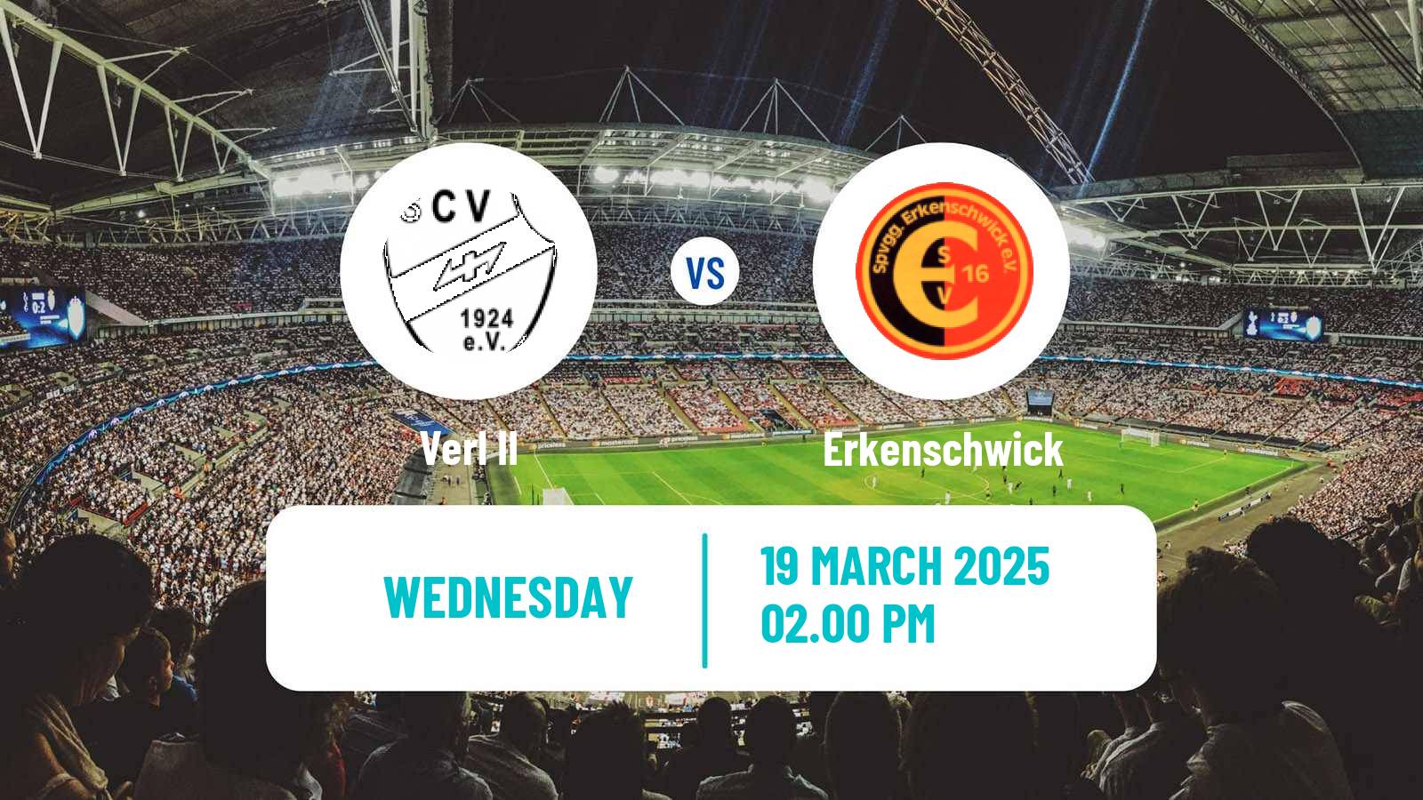 Soccer German Oberliga Westfalen Verl II - Erkenschwick