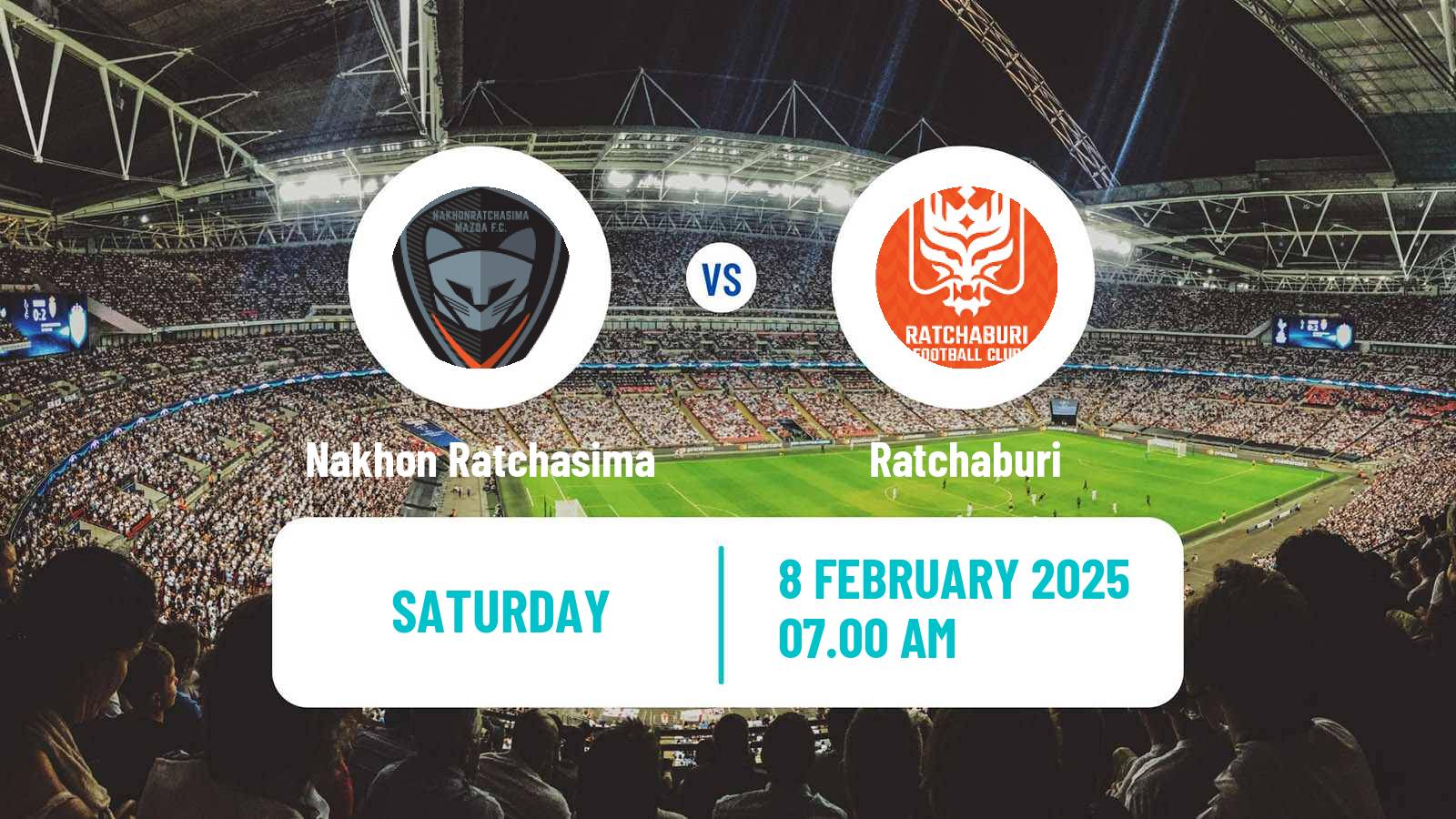 Soccer Thai League 1 Nakhon Ratchasima - Ratchaburi