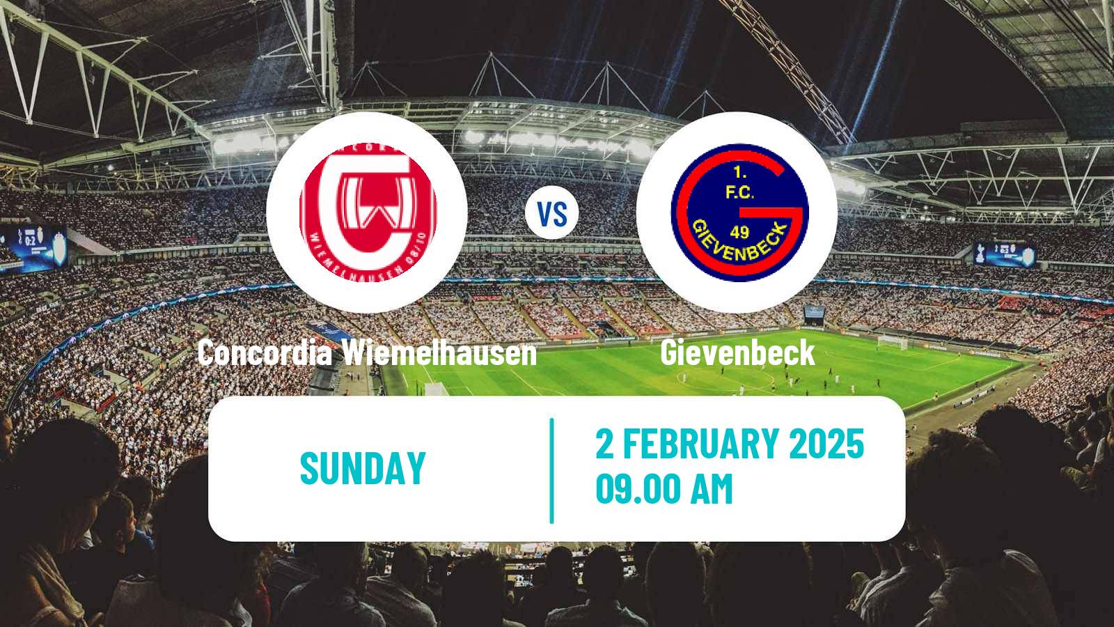 Soccer German Oberliga Westfalen Concordia Wiemelhausen - Gievenbeck