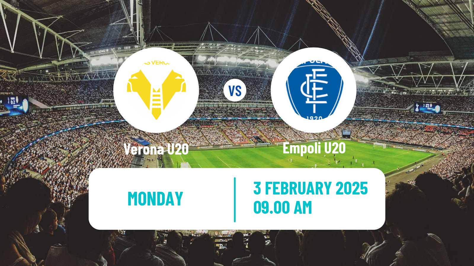 Soccer Italian Primavera 1 Verona U20 - Empoli U20