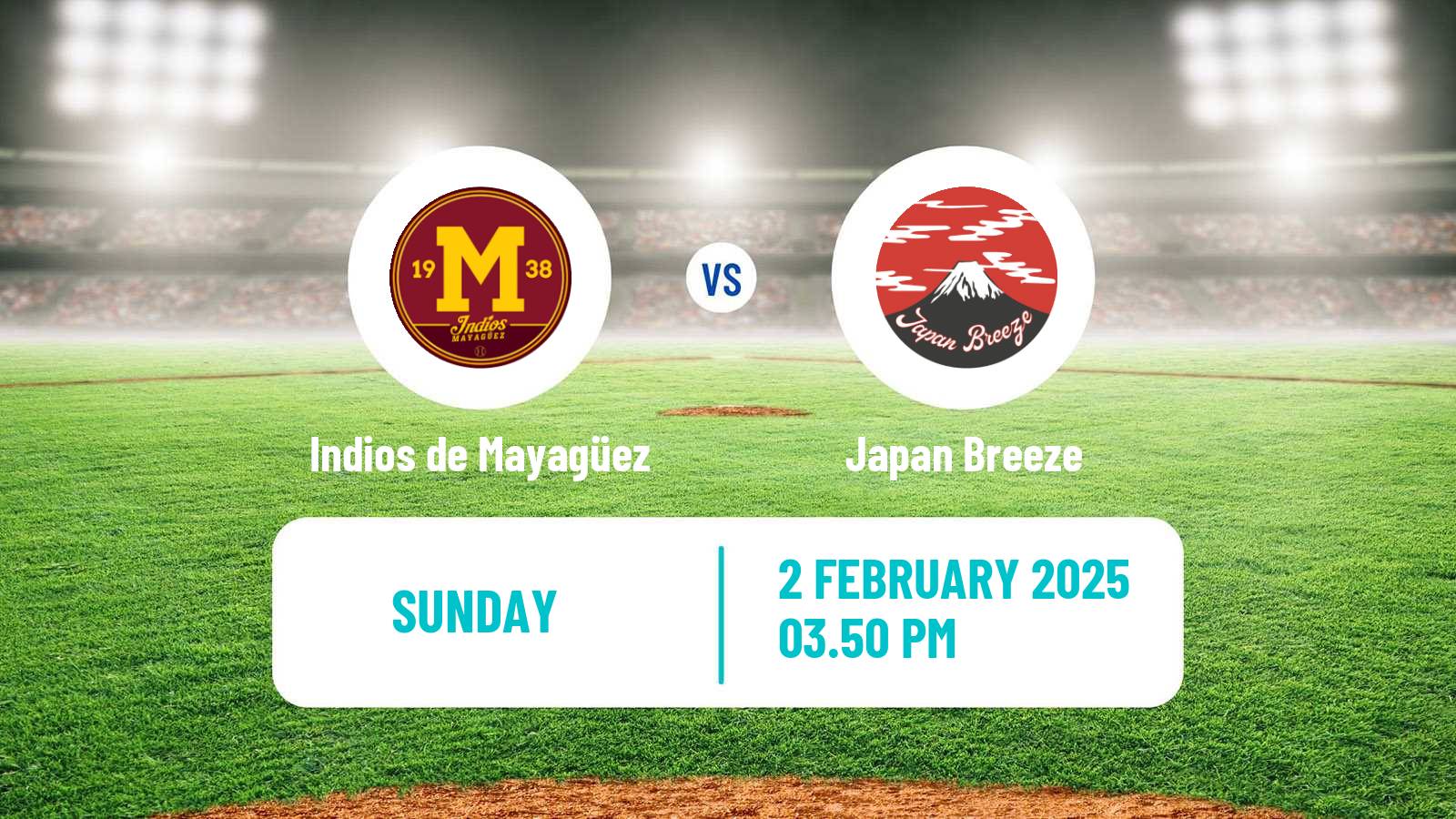 Baseball Baseball Caribbean Series Indios de Mayagüez - Japan Breeze
