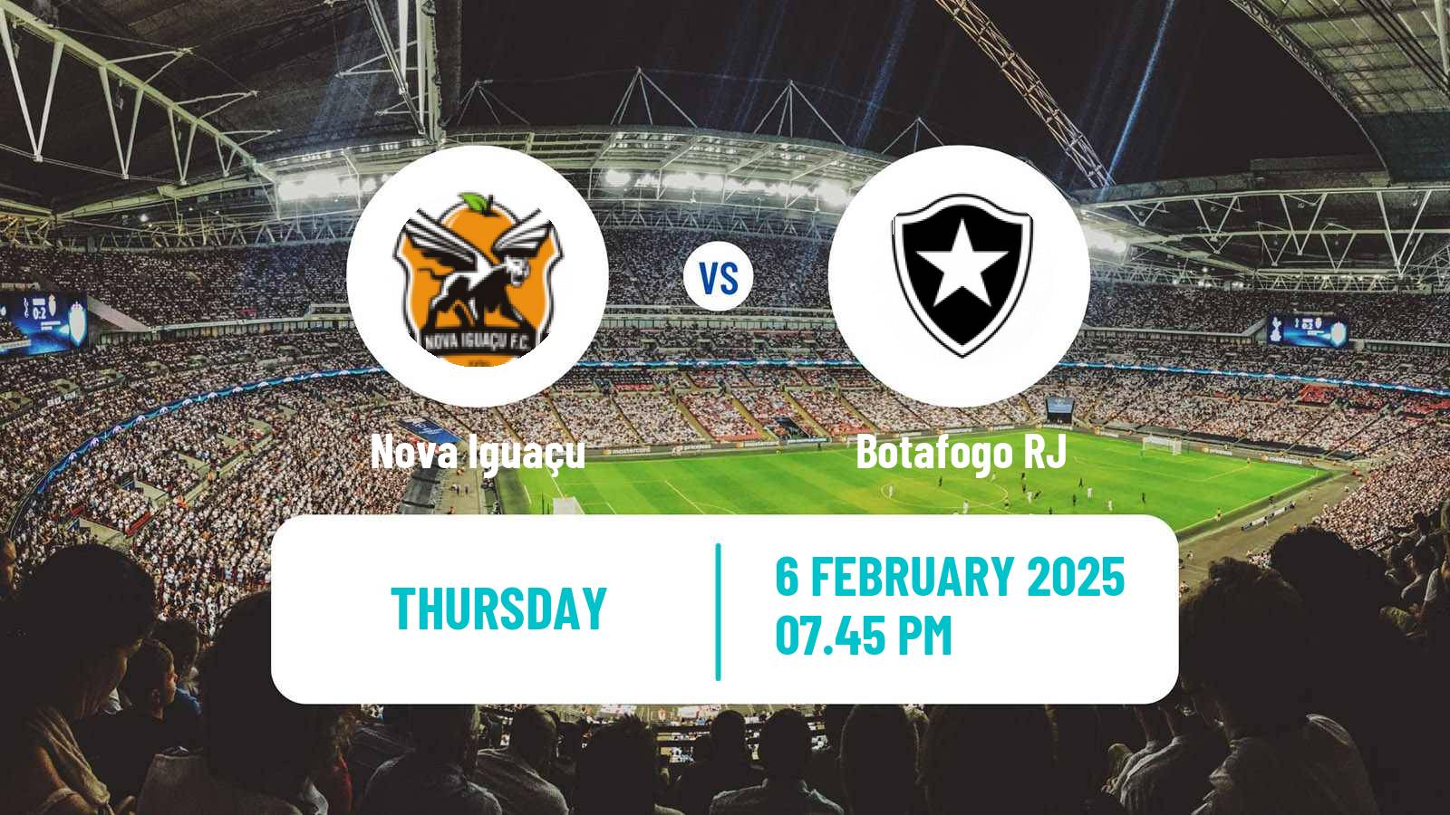 Football Brazilian Campeonato Carioca Nova Iguaçu - Botafogo RJ