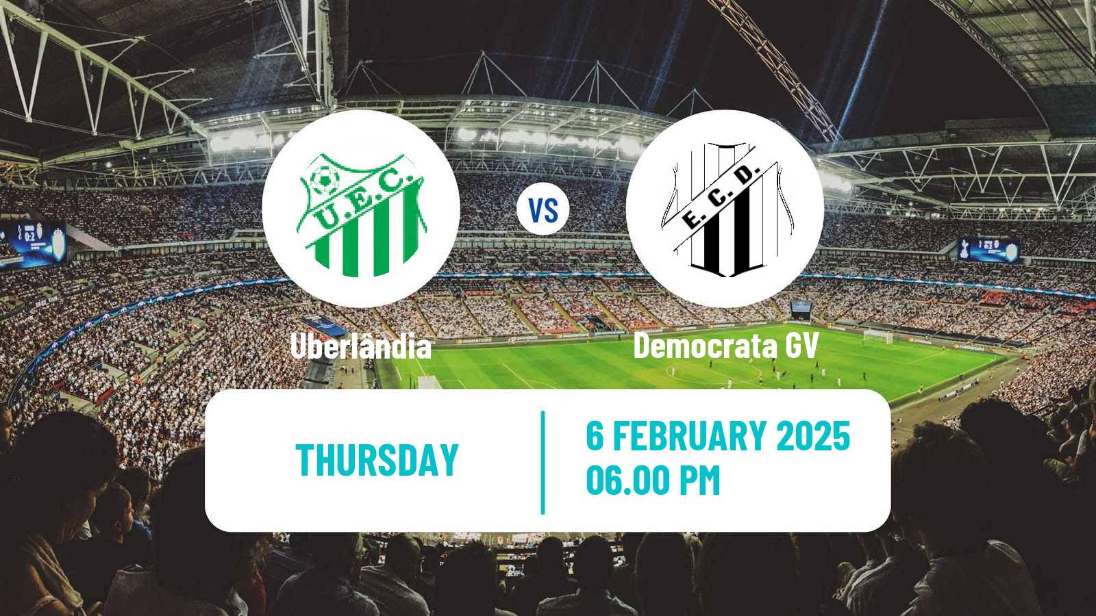 Soccer Brazilian Campeonato Mineiro Uberlândia - Democrata GV
