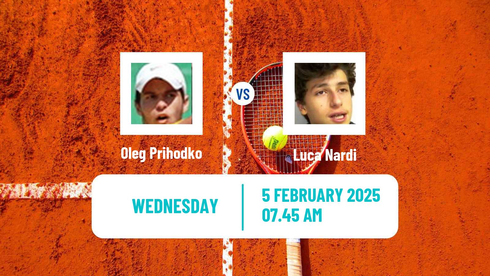 Tennis Lille Challenger Men Oleg Prihodko - Luca Nardi