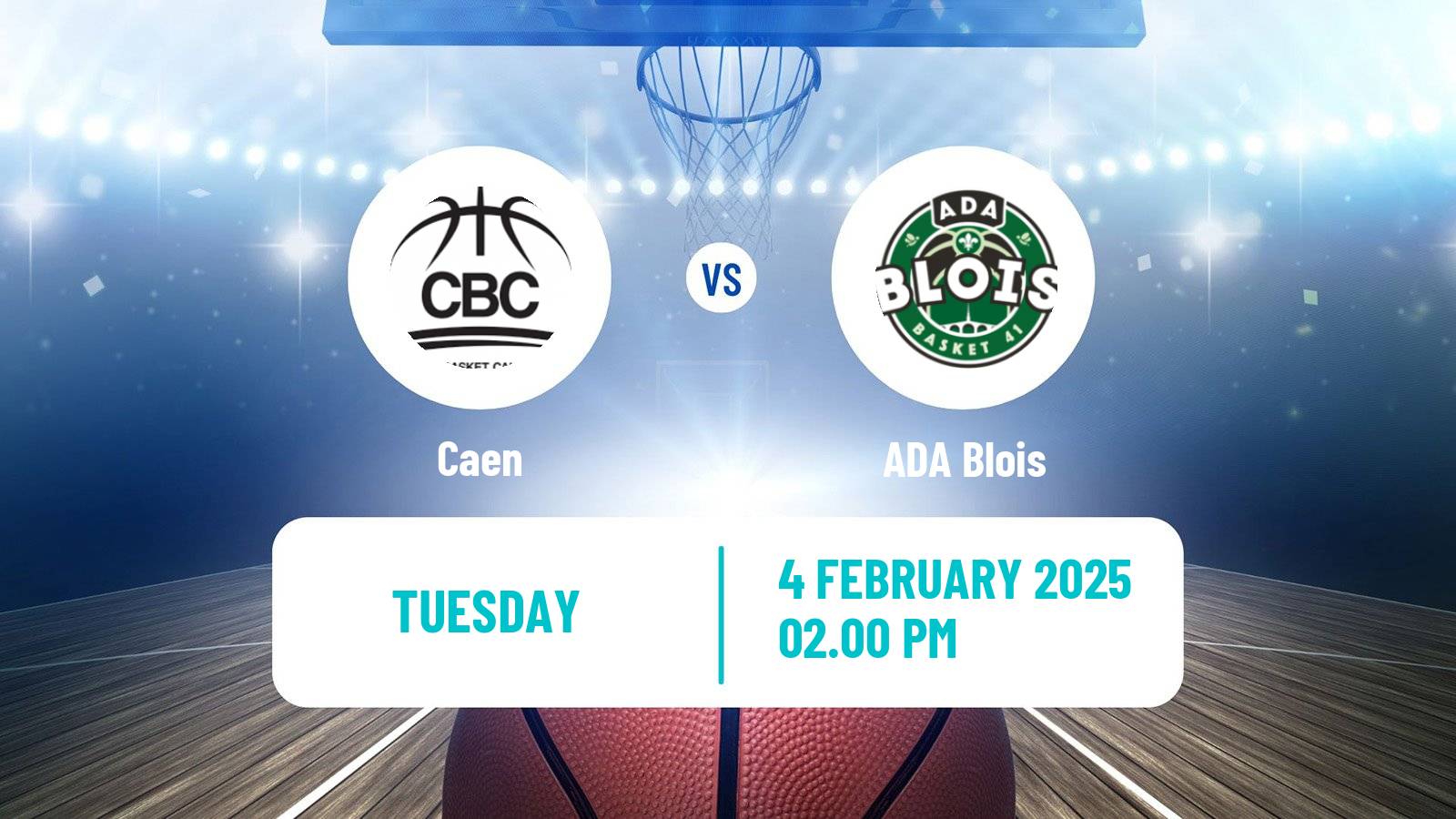 Basketball French LNB Pro B Caen - ADA Blois