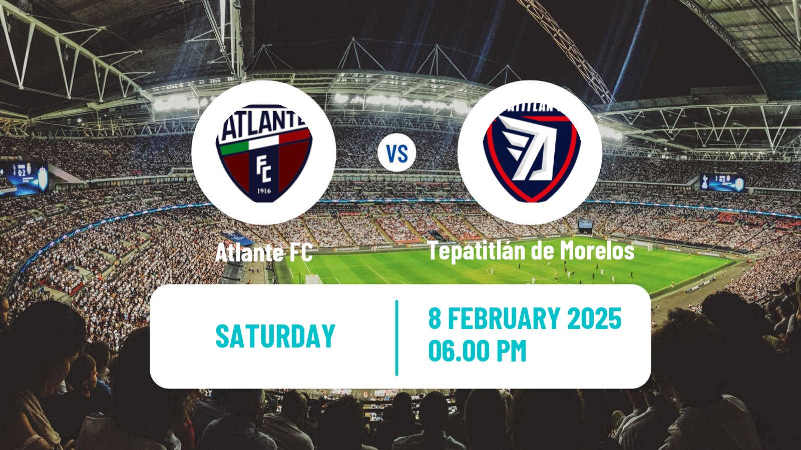 Soccer Mexican Liga de Expansion MX Atlante - Tepatitlán de Morelos