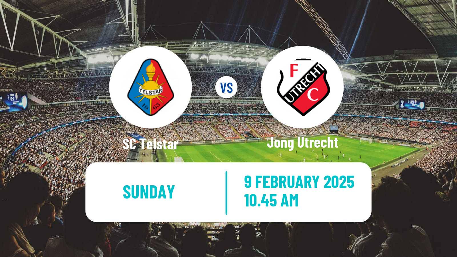 Soccer Dutch Eerste Divisie Telstar - Jong Utrecht