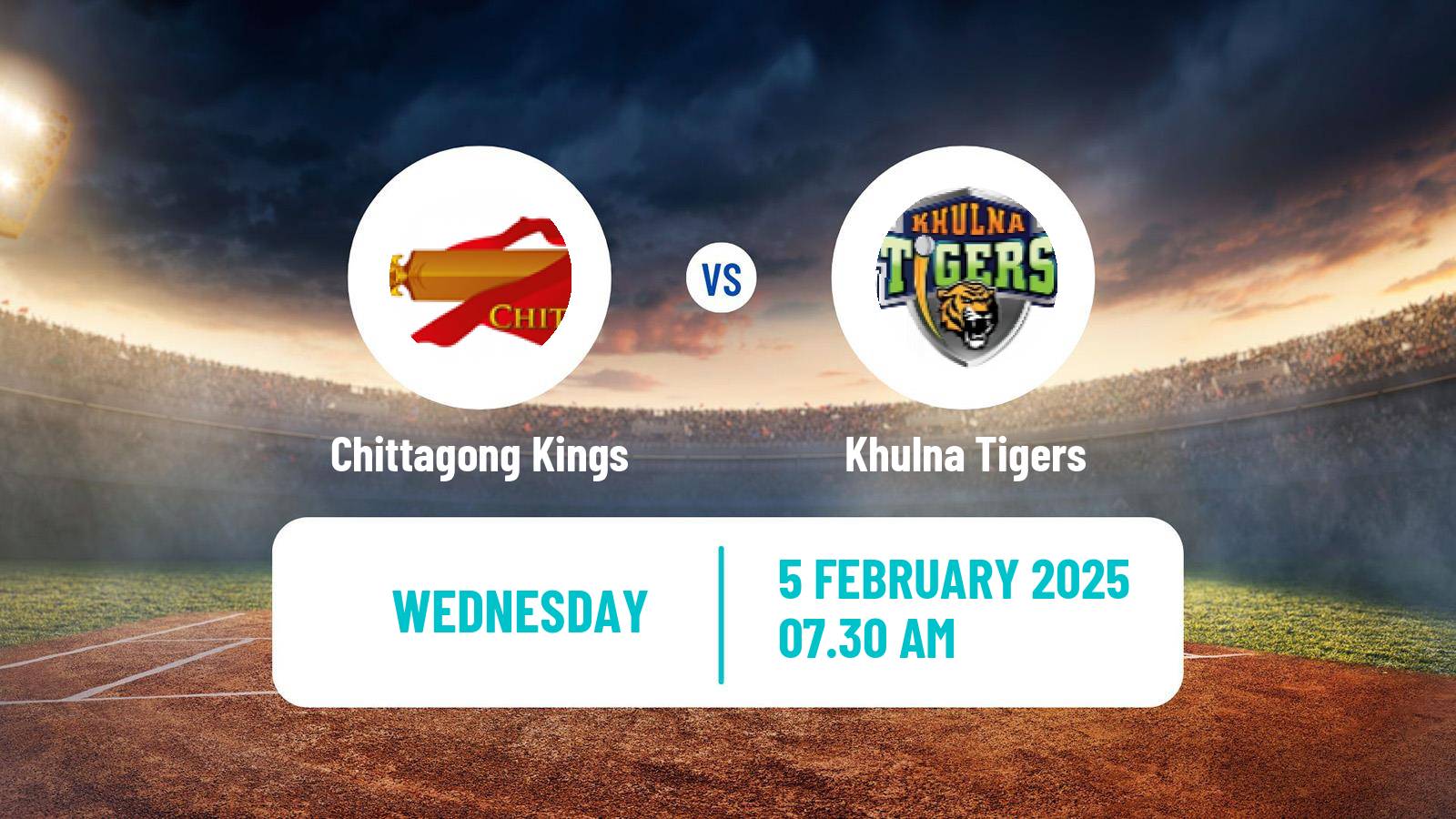 Cricket Bangladesh Premier League Cricket Chittagong Kings - Khulna Tigers