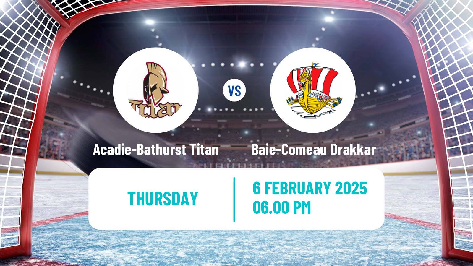 Hockey QMJHL Acadie-Bathurst Titan - Baie-Comeau Drakkar