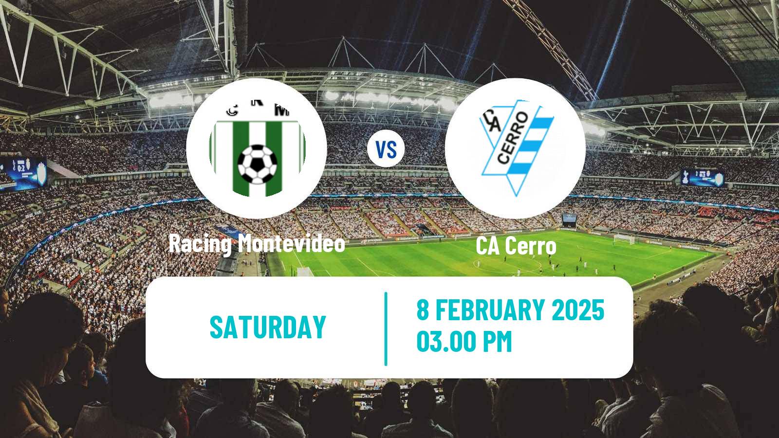 Soccer Uruguayan Primera Division Racing Montevideo - Cerro