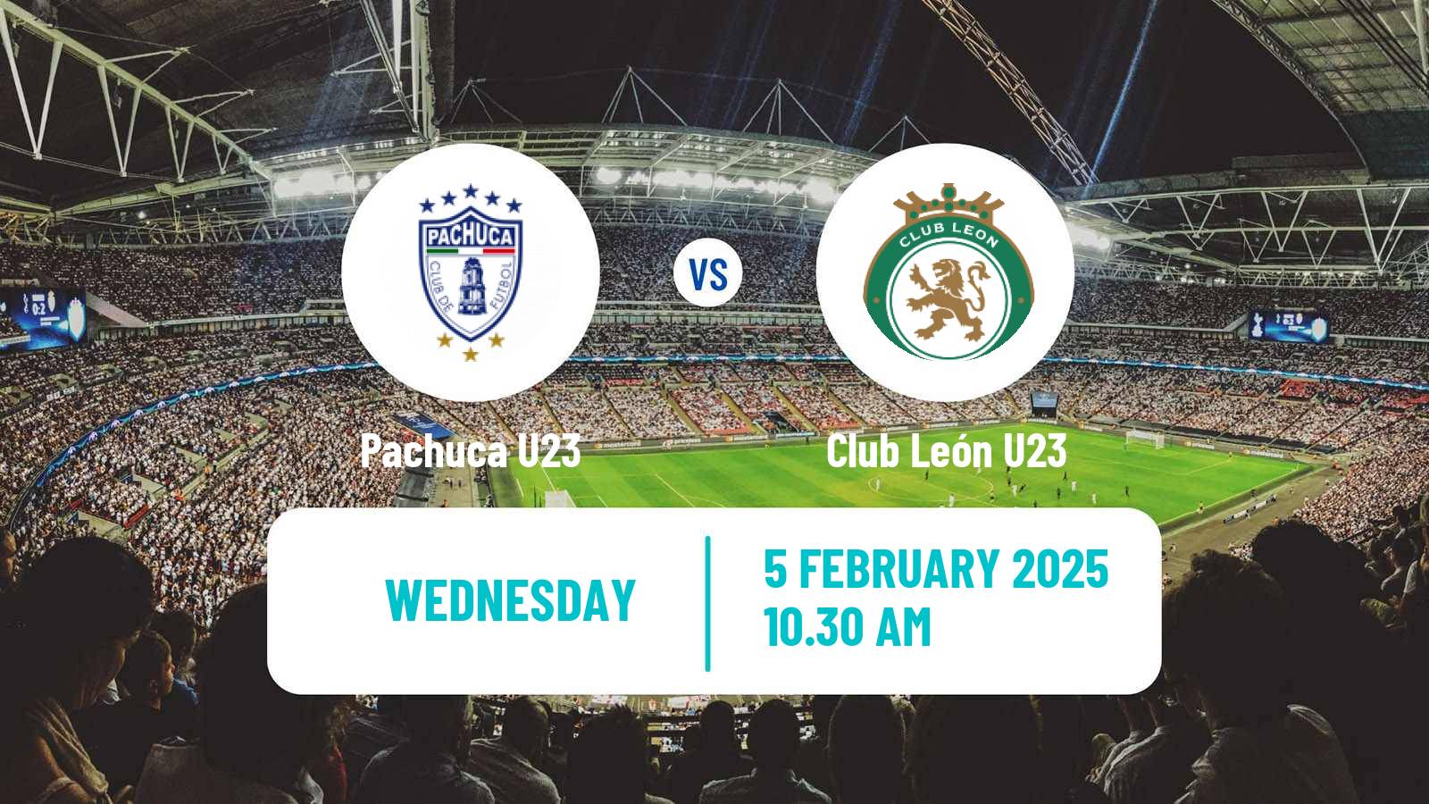 Football Mexican Liga MX U23 Pachuca U23 - Club León U23