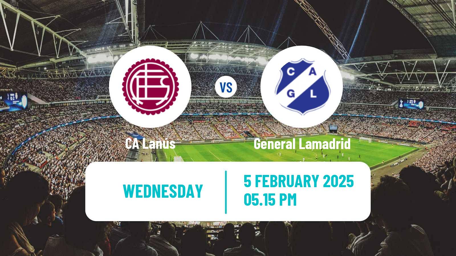 Soccer Copa Argentina Lanús - General Lamadrid