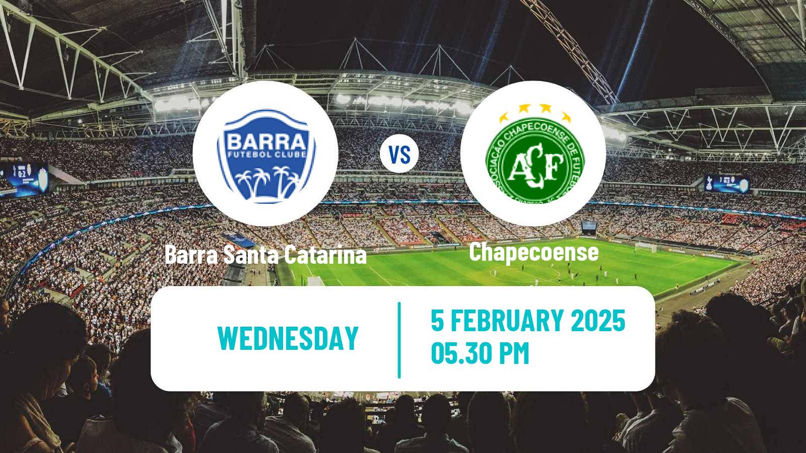 Soccer Brazilian Campeonato Catarinense Barra Santa Catarina - Chapecoense