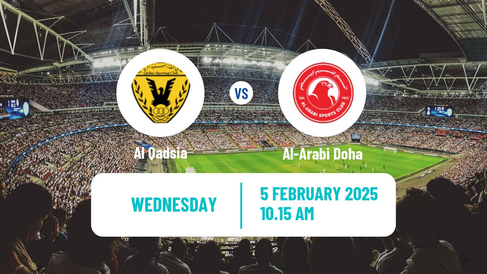 Soccer Gulf Club Champions League Al Qadsia - Al-Arabi Doha