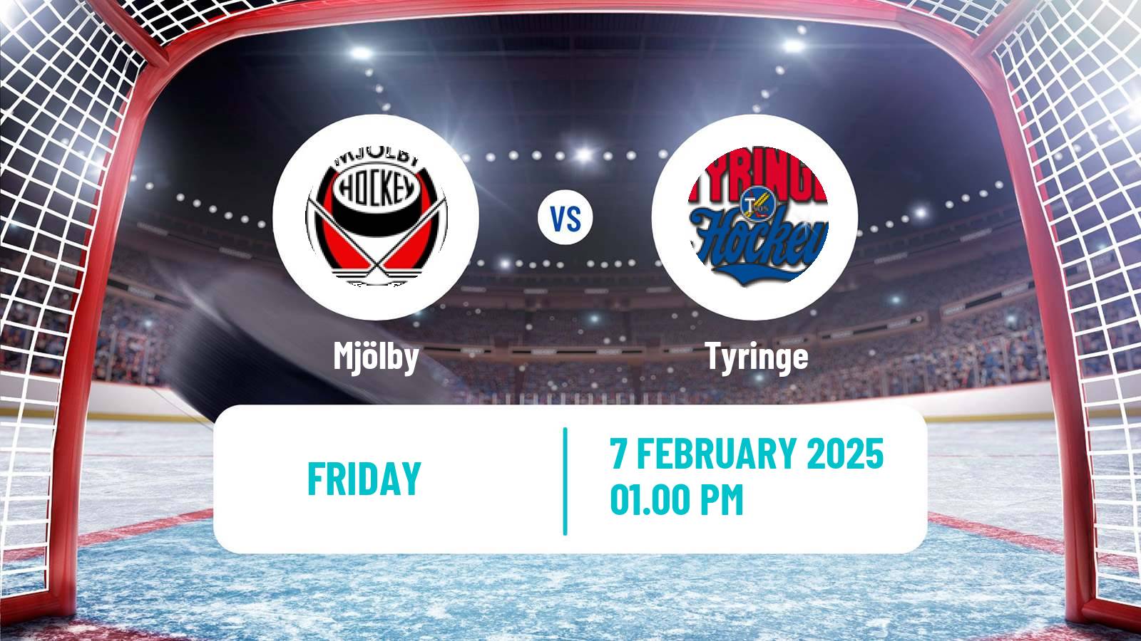 Hockey Swedish HockeyEttan Sodra Var Mjölby - Tyringe